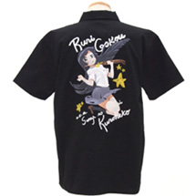 黒猫刺繍ワークシャツ2013MODEL